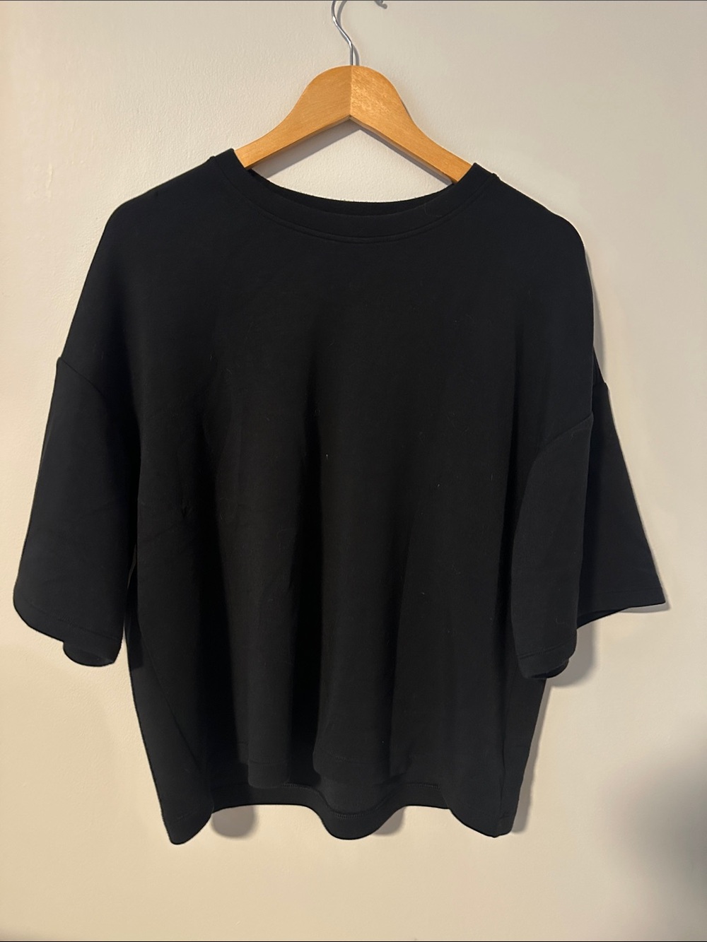 Spanx Black Crewneck Sweater - Classic Casual